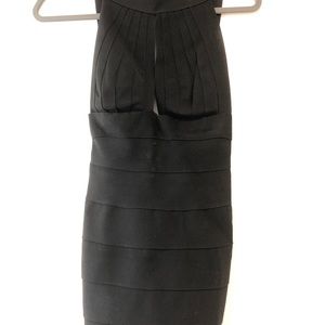 Herve Leger Black Mini Dress